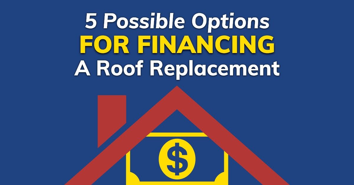 Graphic illustration 5 Possible Options For Financing A Roof Replacement